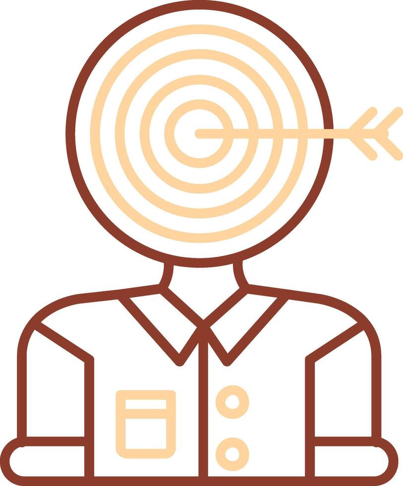 Audience Line Two Color Icon vector