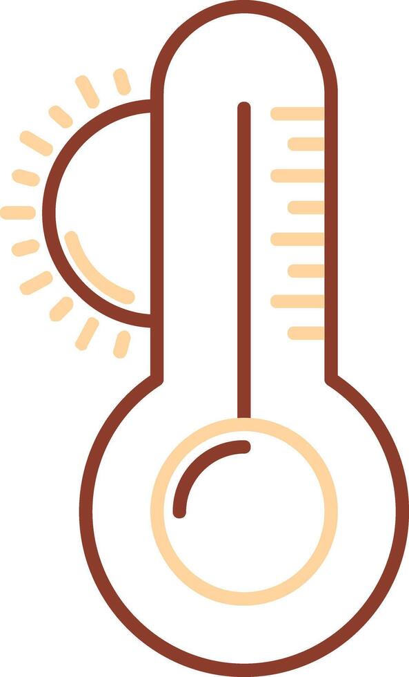 Weather Line Two Color Icon vector