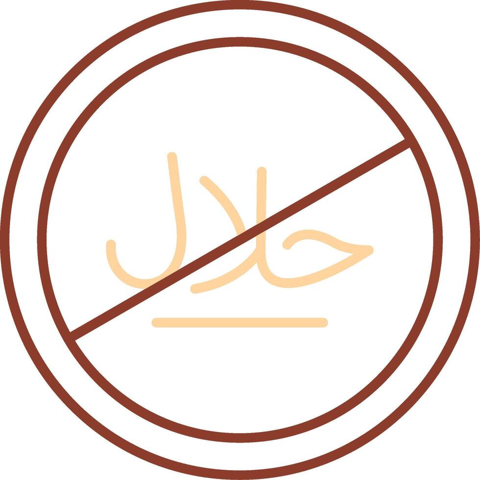 No Line Two Color Icon vector