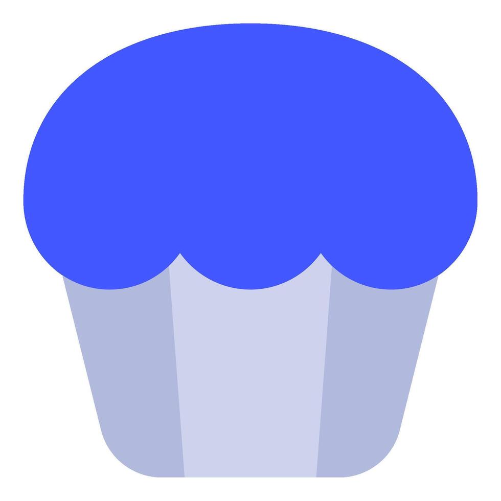 Cupcake Icon Food and Beverages for Web, app, uiux, infographic, etc vector
