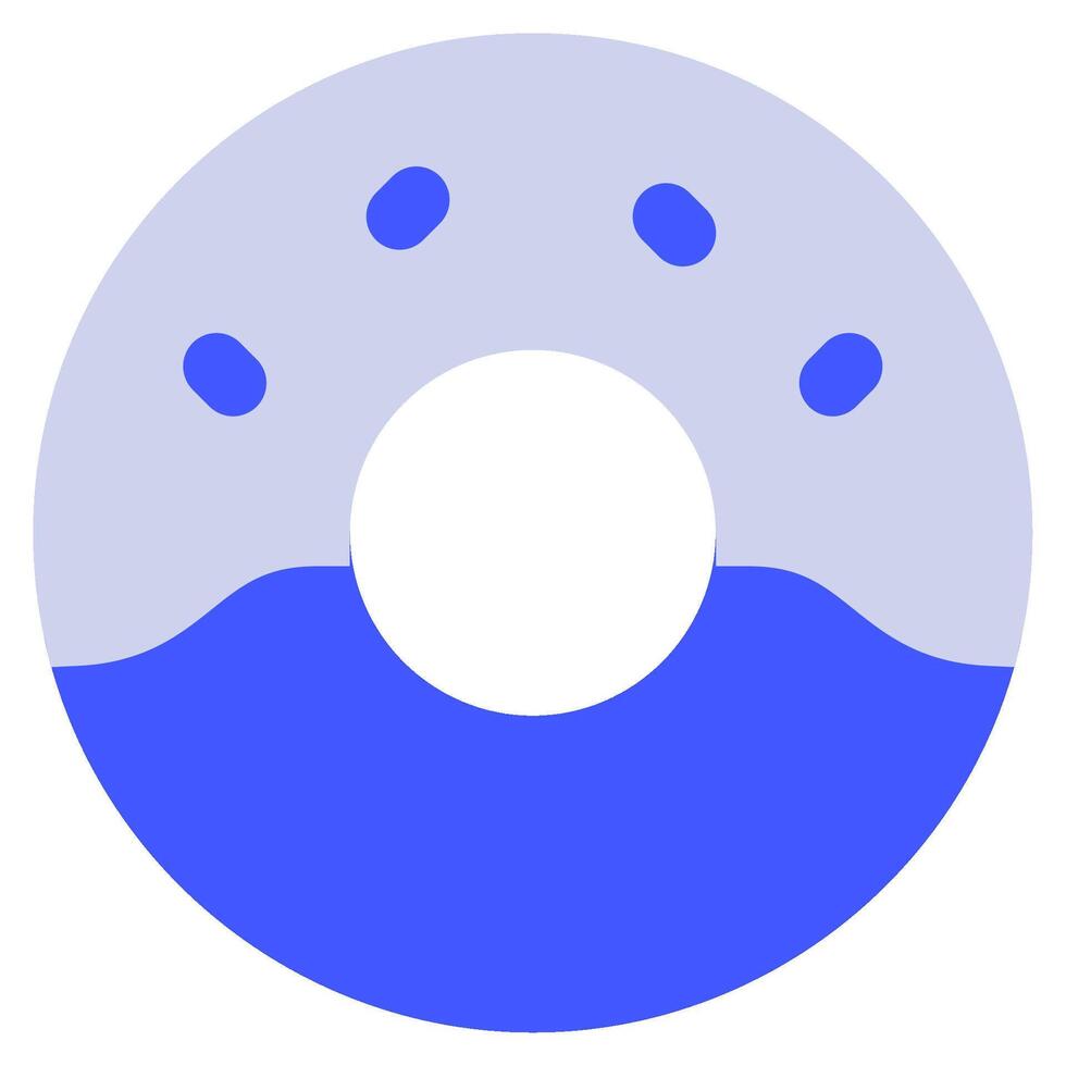 Donut Icon Food and Beverages for Web, app, uiux, infographic, etc vector