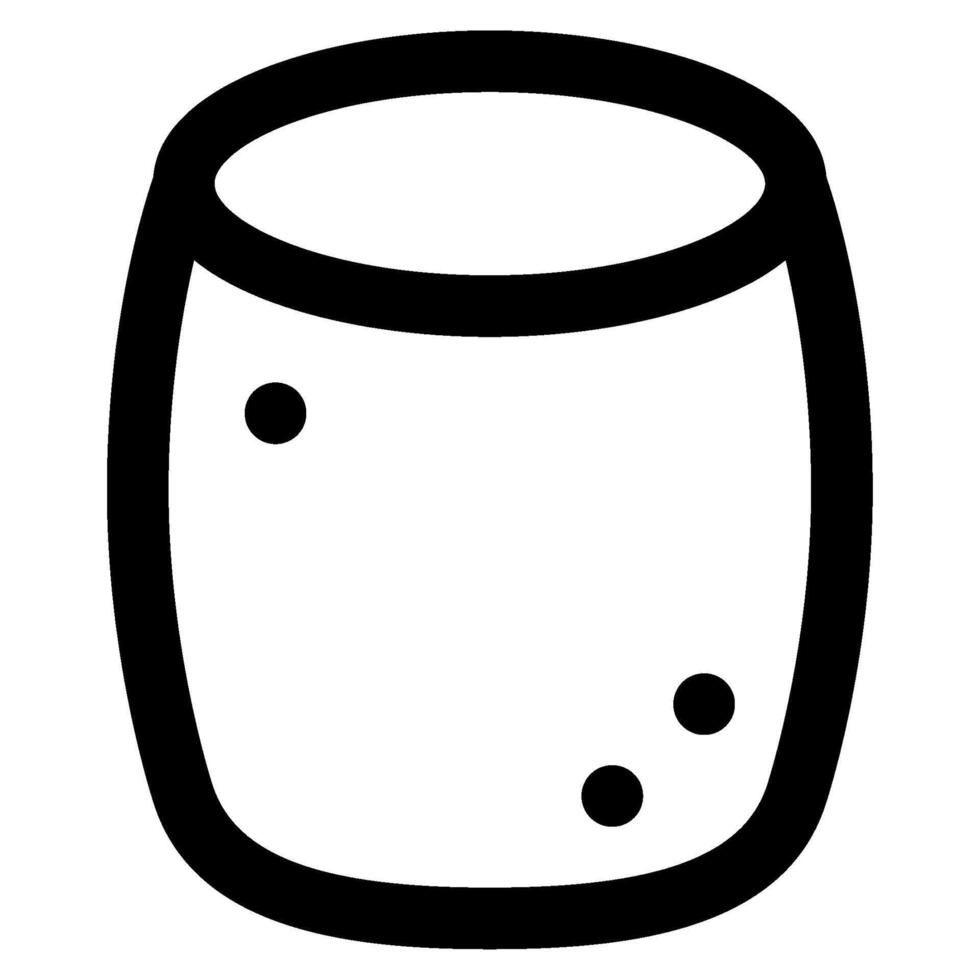 malvavisco icono comida y bebidas para web, aplicación, uiux, infografía, etc vector