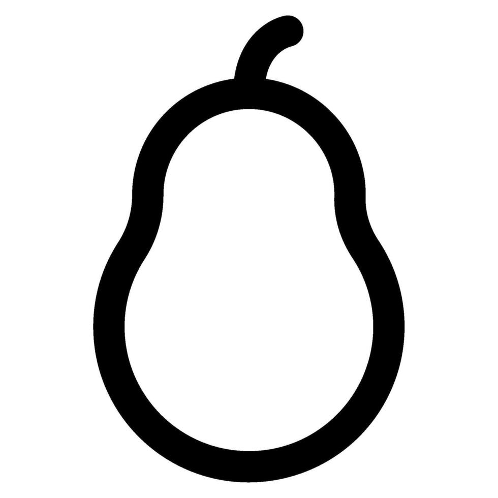 Avocado Icon Food and Beverages for Web, app, uiux, infographic, etc vector