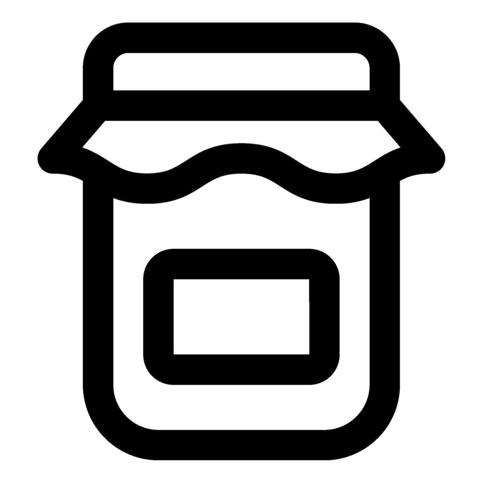 Jam Icon Food and Beverages for Web, app, uiux, infographic, etc vector