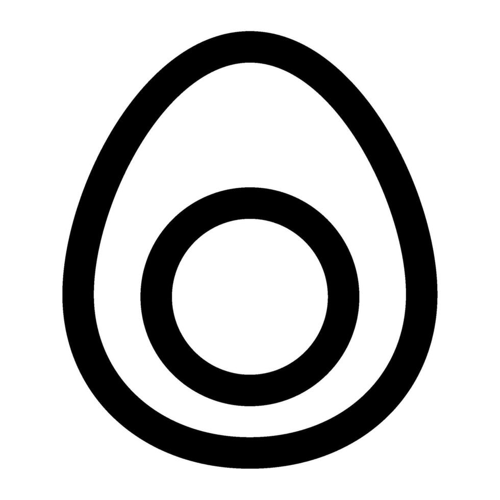 Egg Icon Food and Beverages for Web, app, uiux, infographic, etc vector
