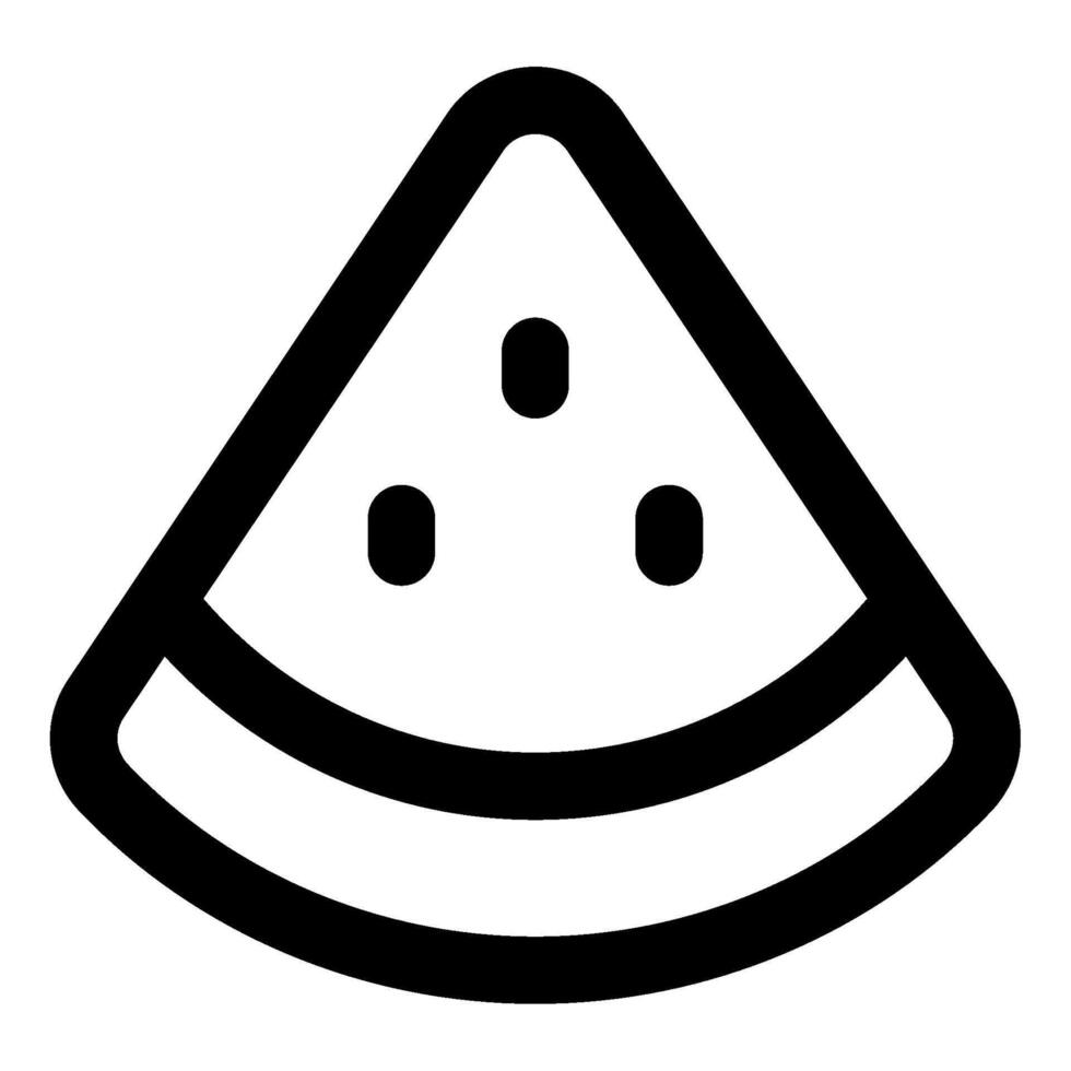 Watermelon Icon Food and Beverages for Web, app, uiux, infographic, etc vector