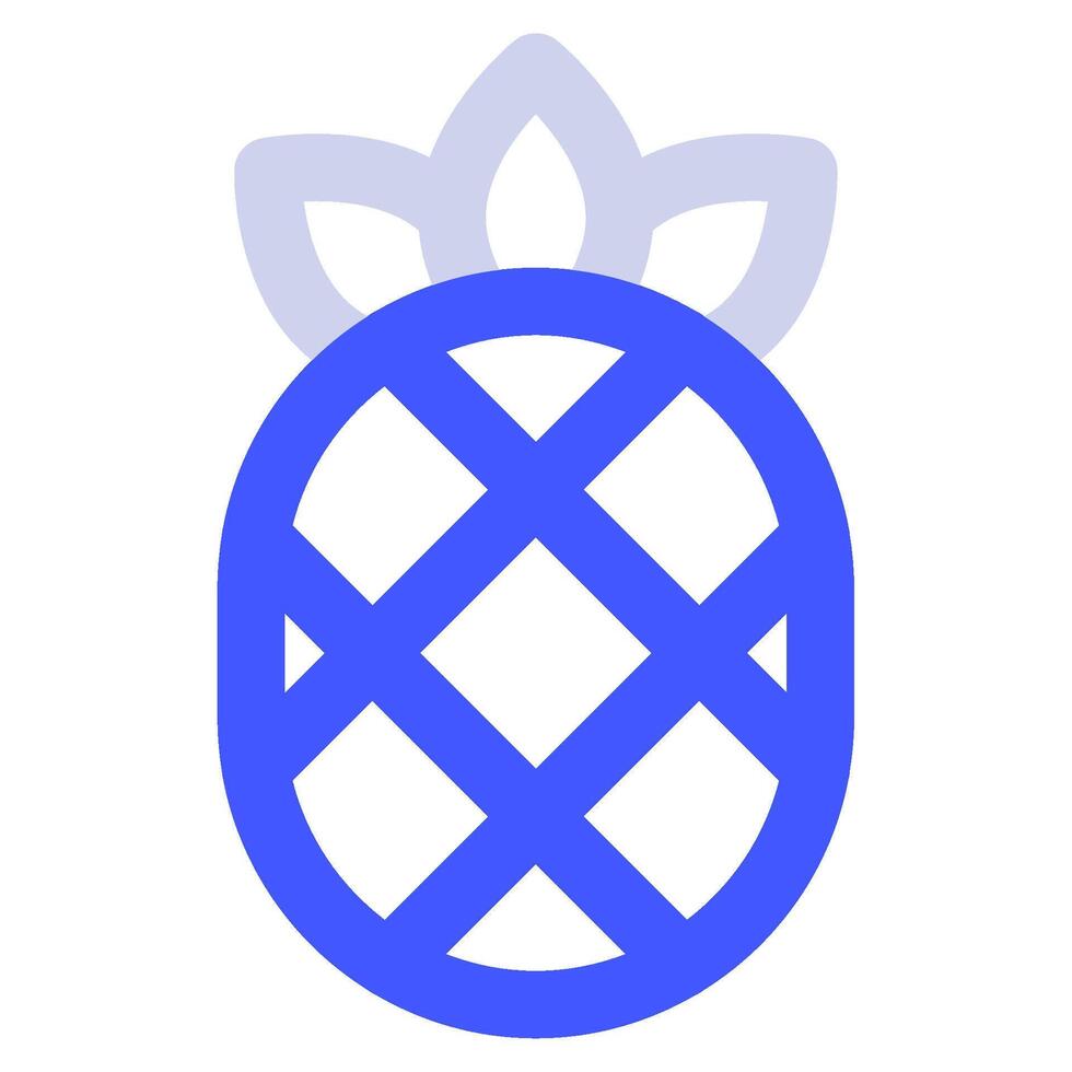 Pineapple Icon Food and Beverages for Web, app, uiux, infographic, etc vector