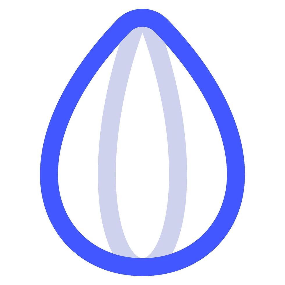 Almond Icon Food and Beverages for Web, app, uiux, infographic, etc vector