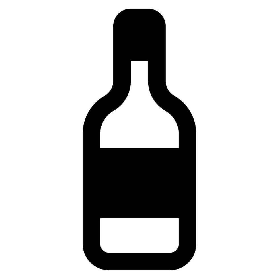 vino icono comida y bebidas para web, aplicación, uiux, infografía, etc vector