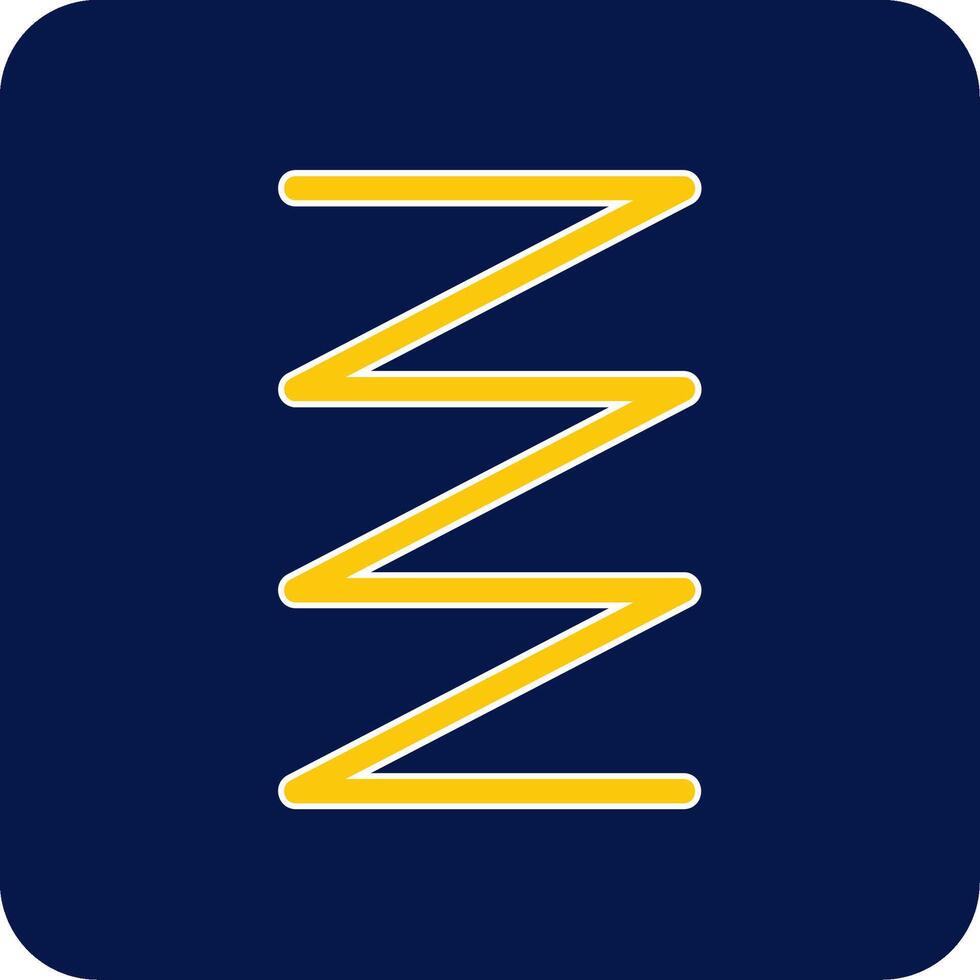 Spring Glyph Square Two Color Icon vector