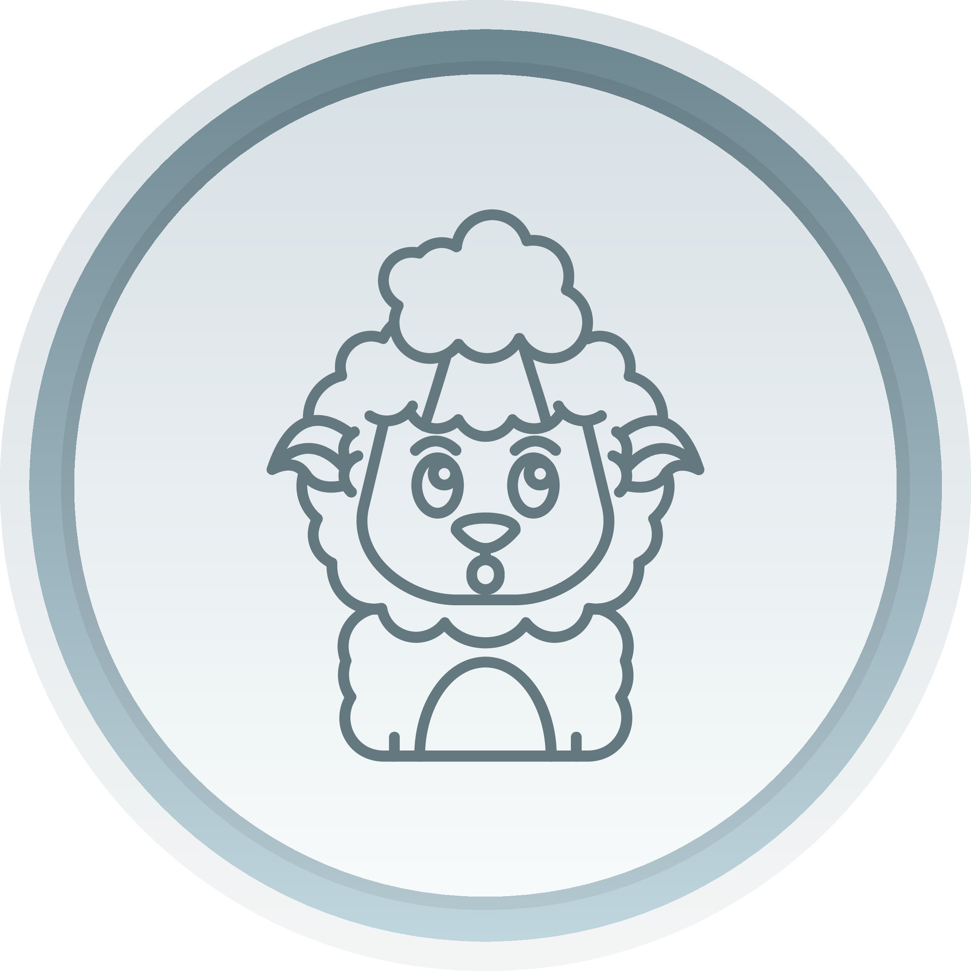 Exploding Linear Button Icon 37835258 Vector Art at Vecteezy