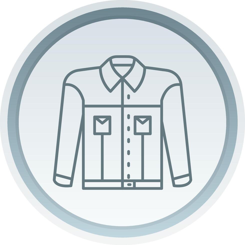 Jacket Linear Button Icon 37835721 Vector Art at Vecteezy