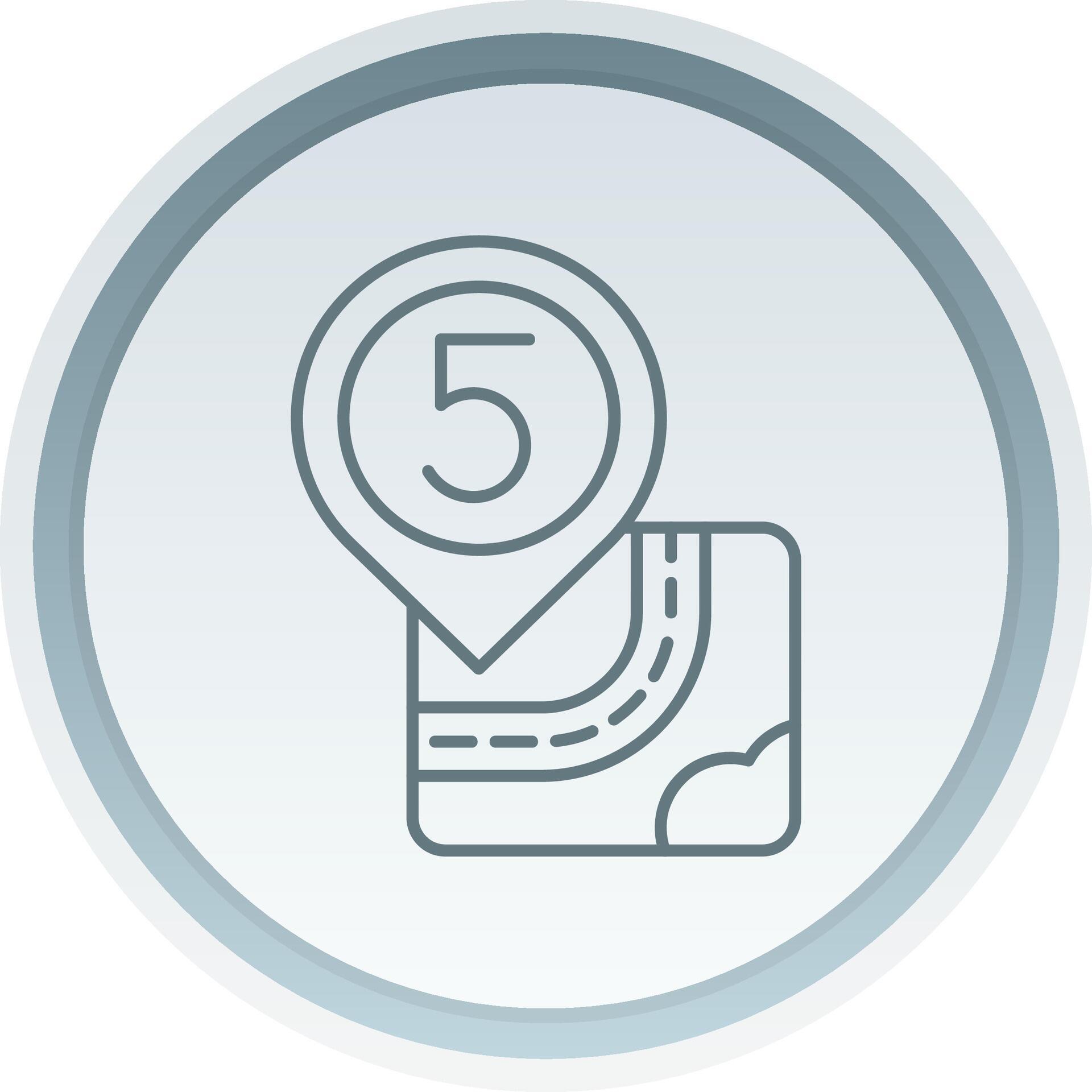 Five Linear Button Icon 37835992 Vector Art at Vecteezy