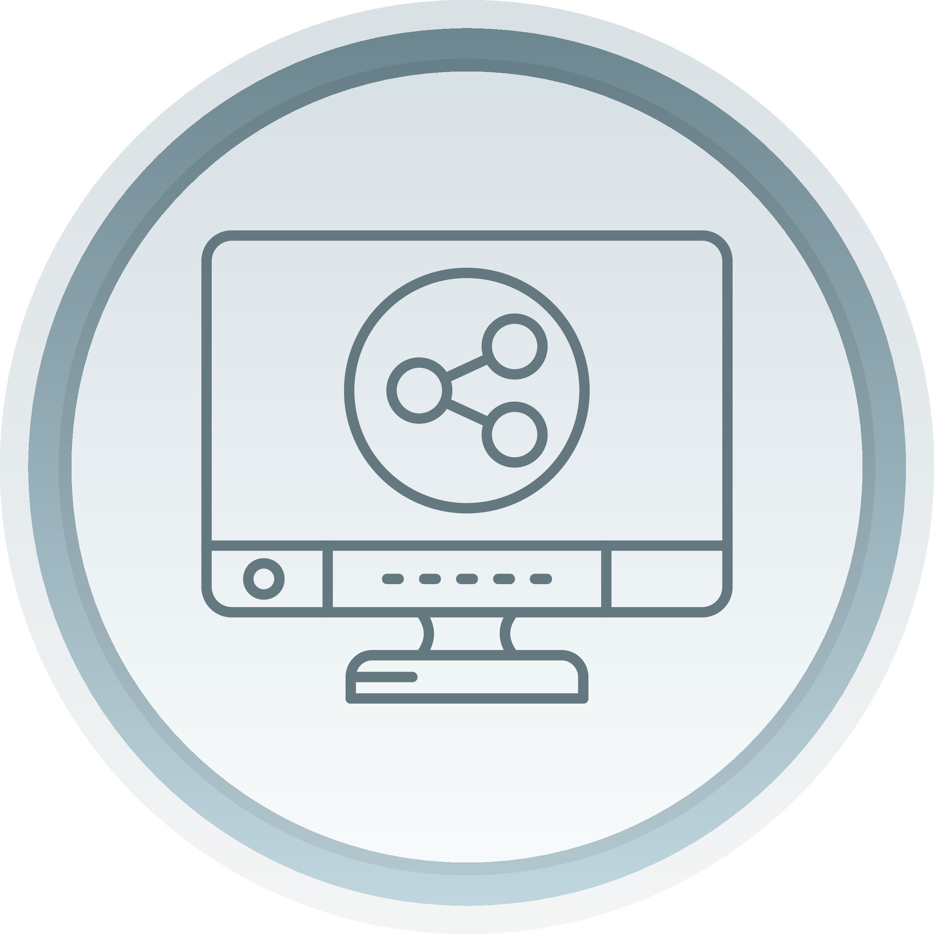 Share Linear Button Icon 37836041 Vector Art at Vecteezy