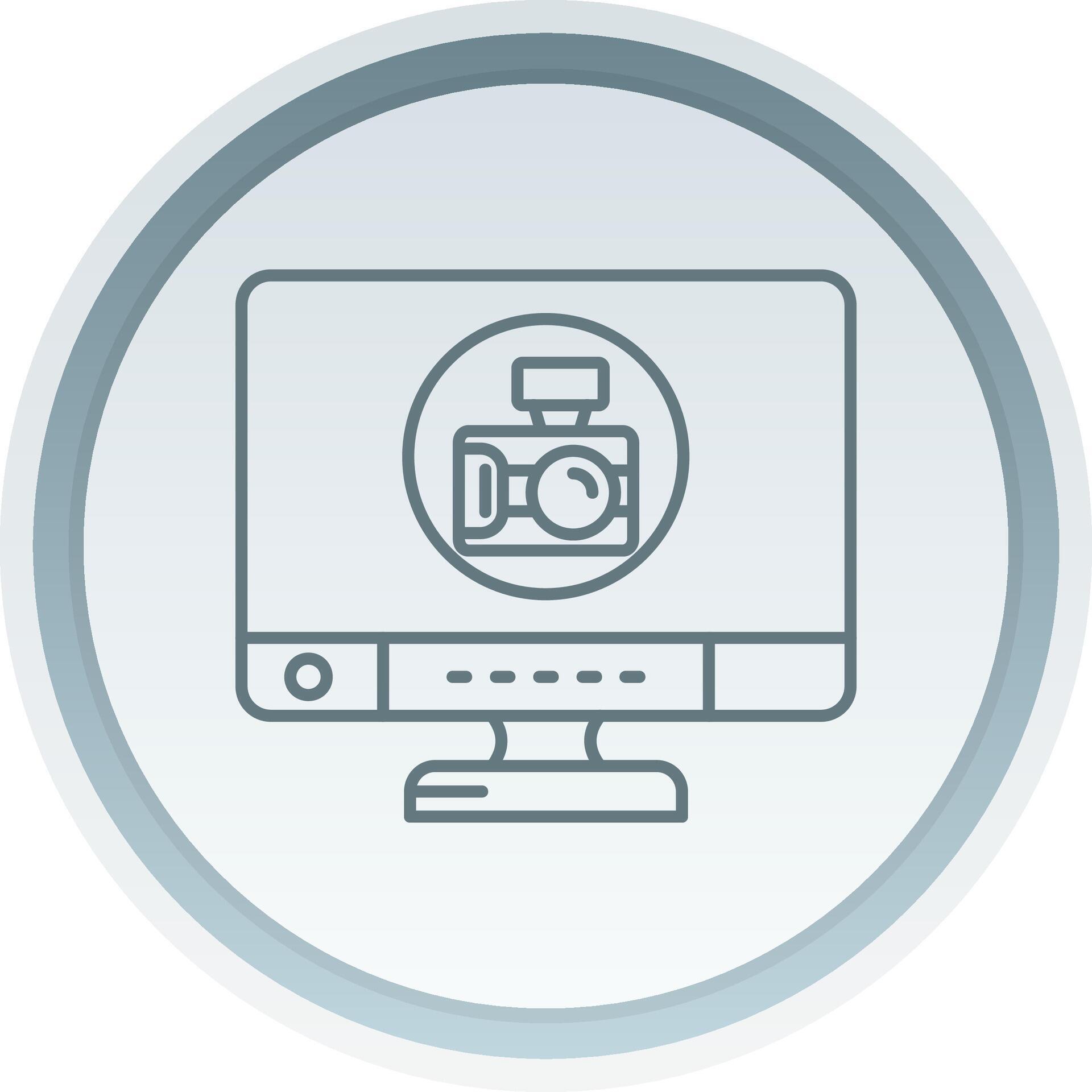 Camera Linear Button Icon 37836461 Vector Art at Vecteezy