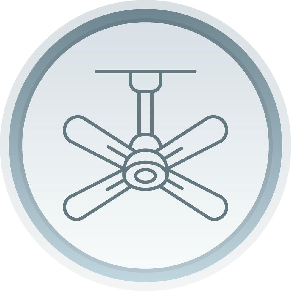 Fan Linear Button Icon vector