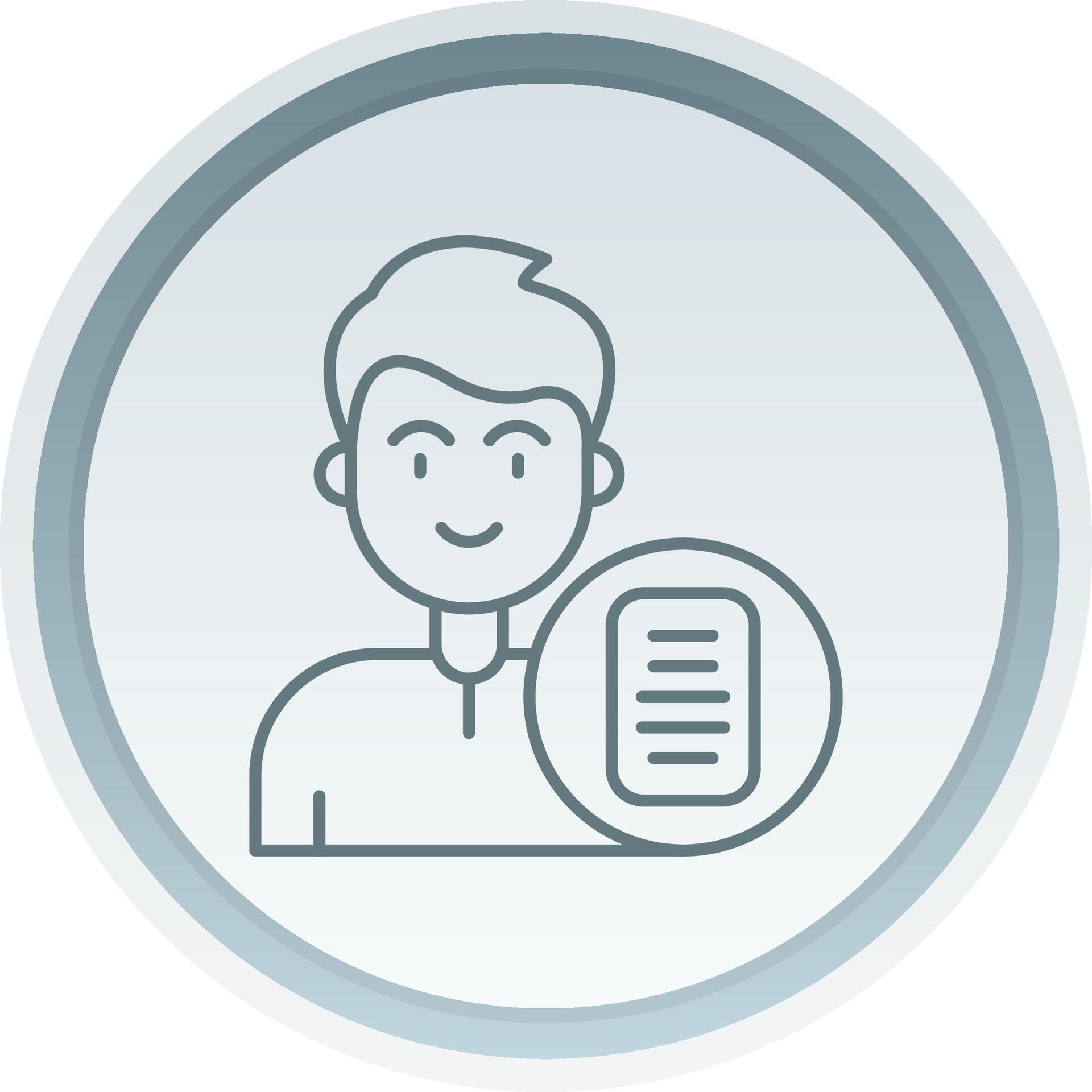 Document Linear Button Icon 37837833 Vector Art at Vecteezy