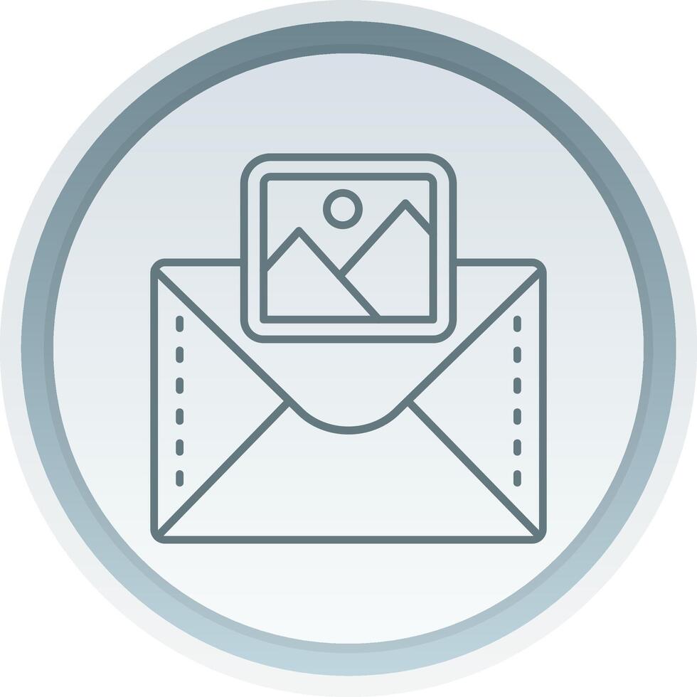 Photo Linear Button Icon vector