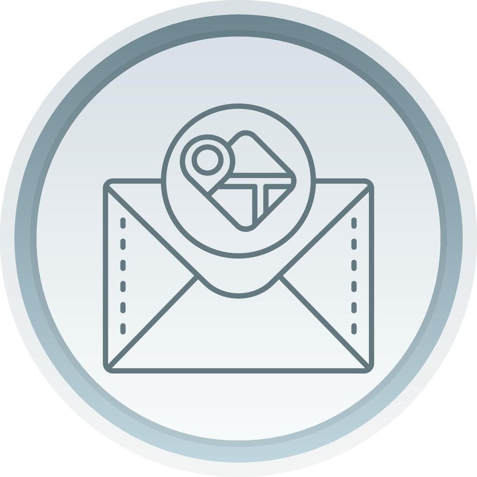 Location pin Linear Button Icon vector
