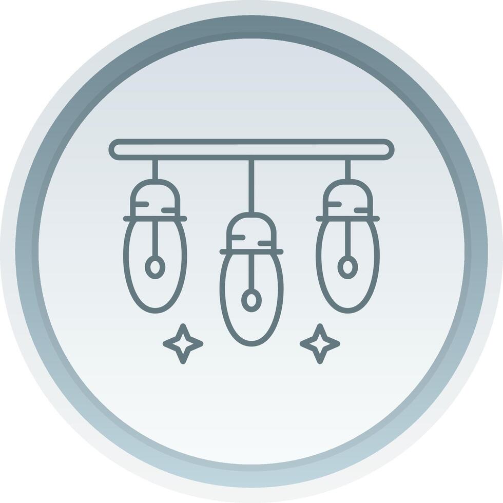 Lights Linear Button Icon vector