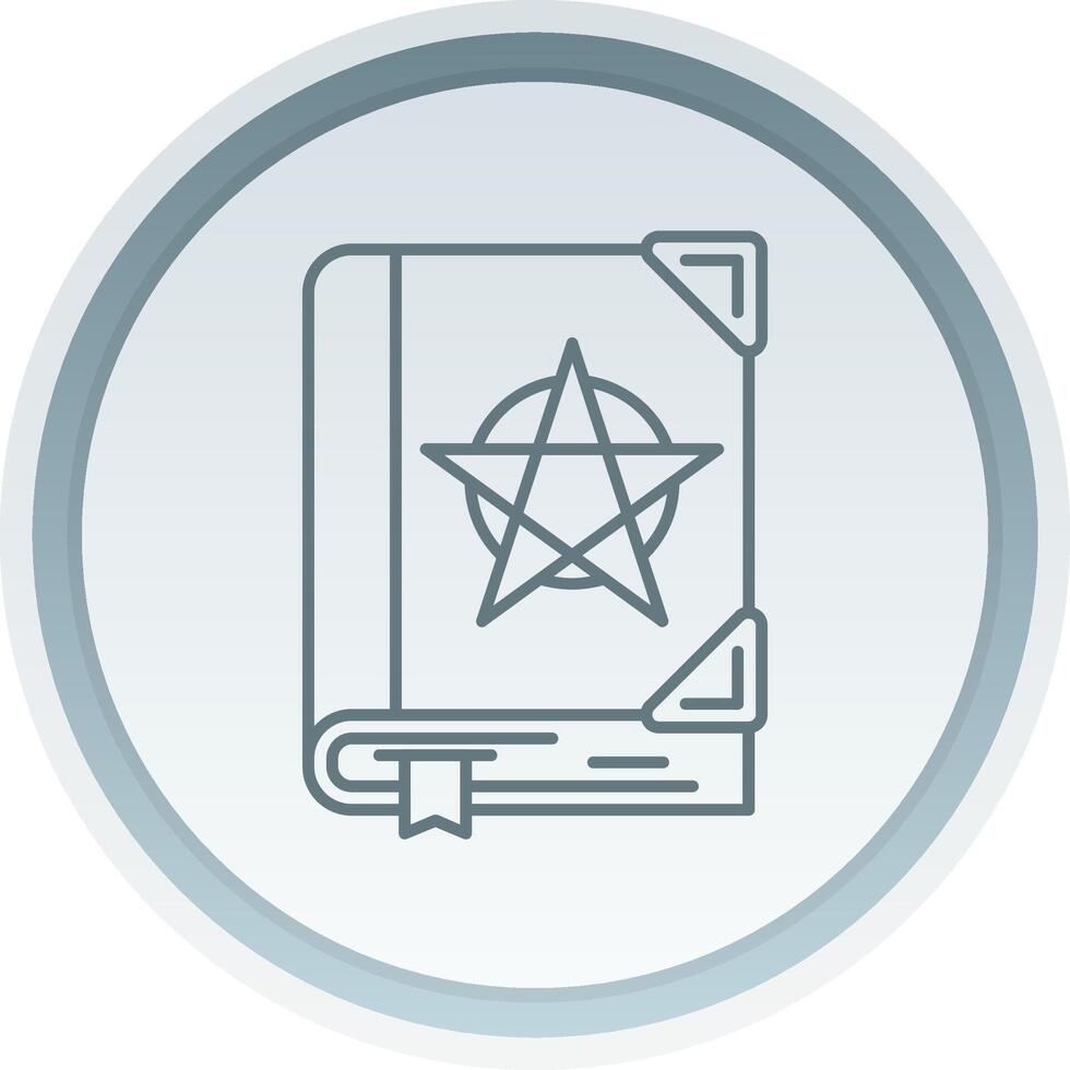 Tanakh Linear Button Icon vector