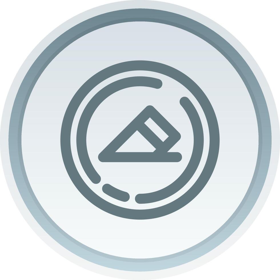 Clear format Linear Button Icon vector