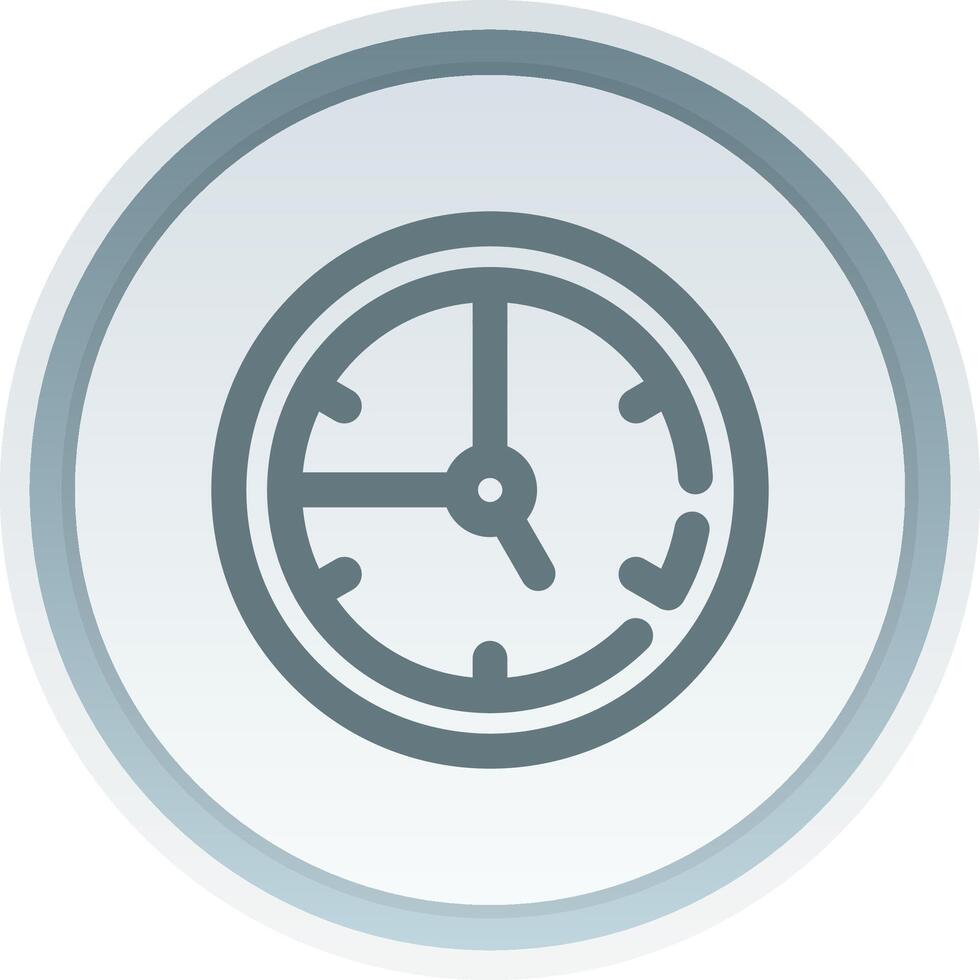 Time Linear Button Icon vector