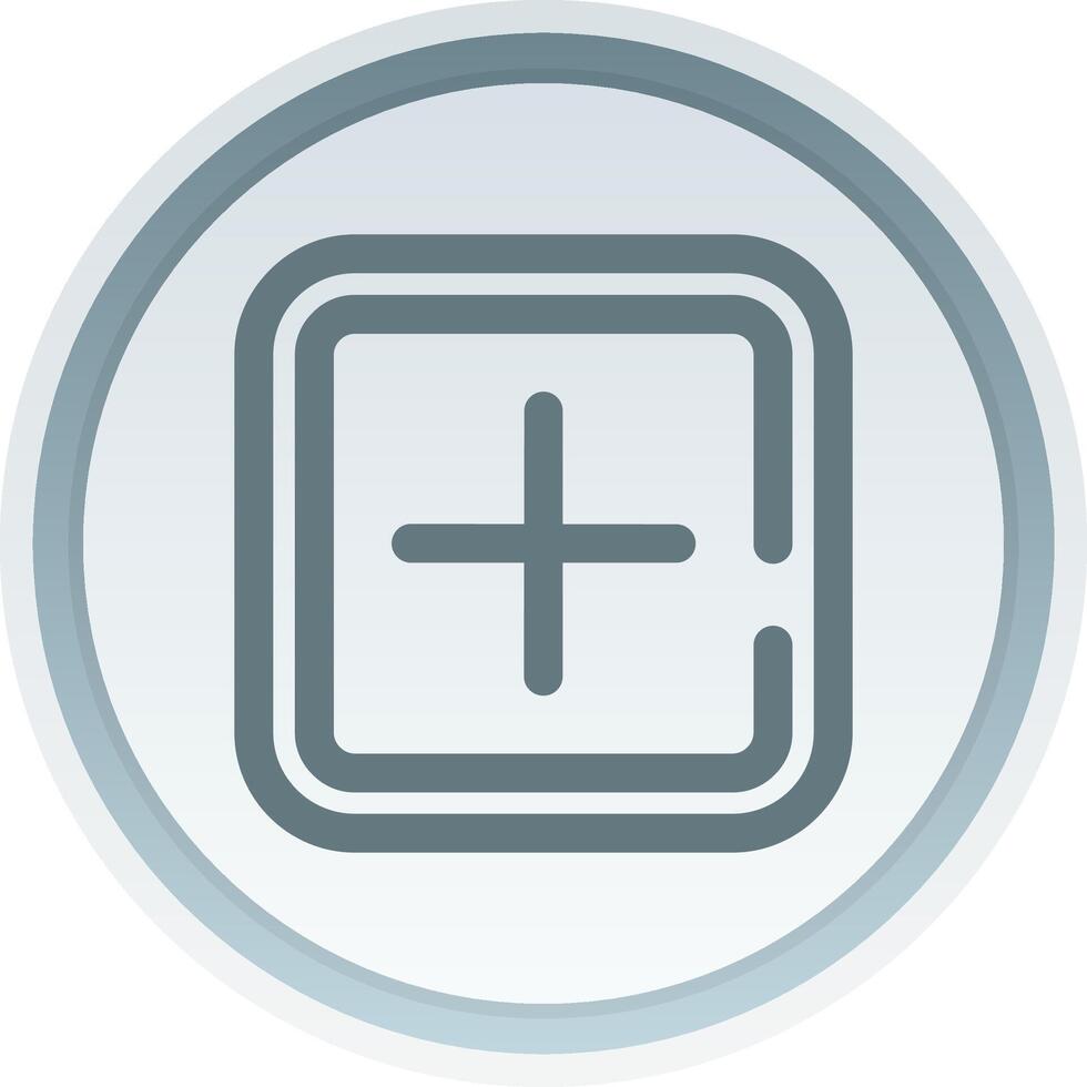 Add Linear Button Icon vector