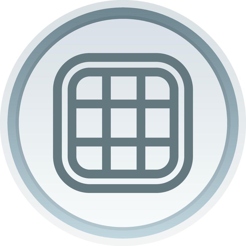 Layout Linear Button Icon vector