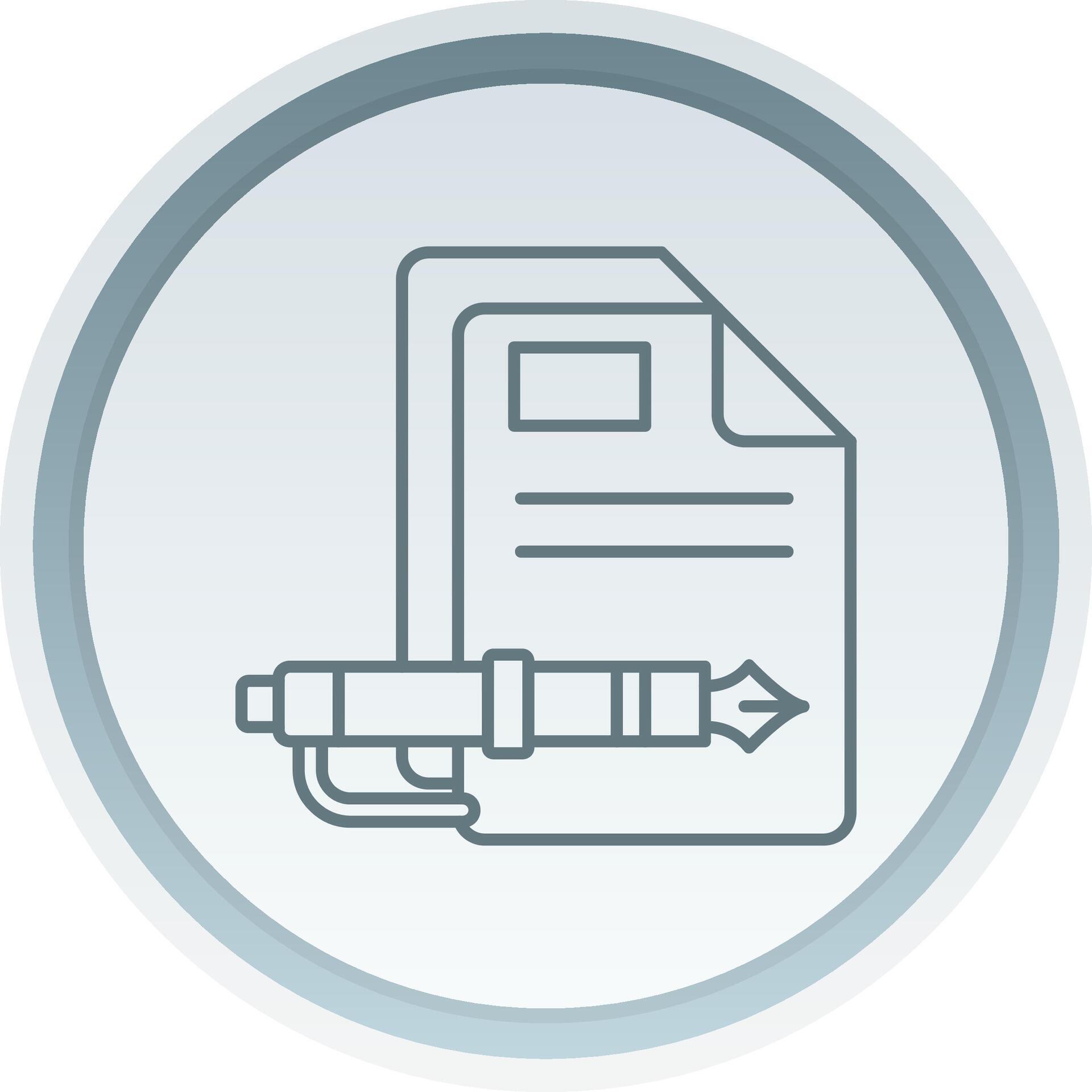 Document Linear Button Icon 37838709 Vector Art at Vecteezy