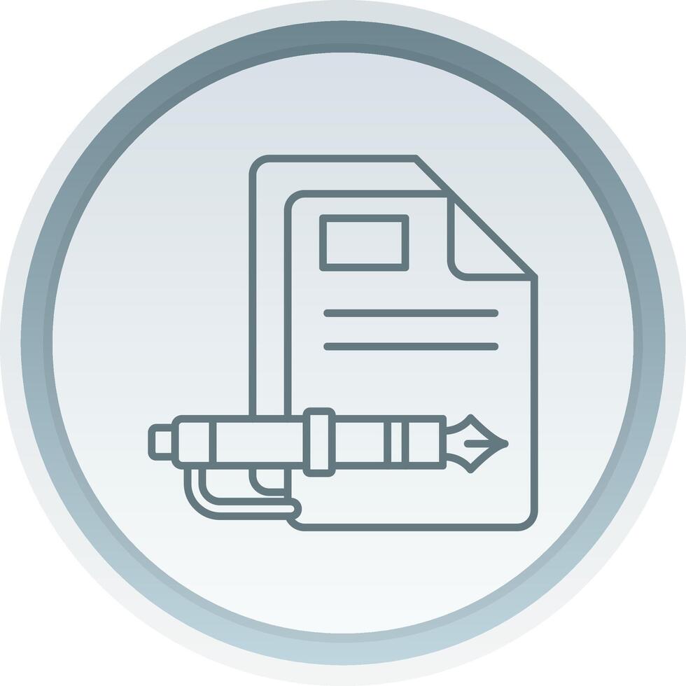 Document Linear Button Icon 37838709 Vector Art at Vecteezy