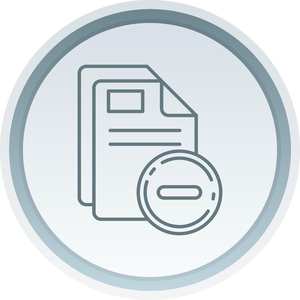 Close Linear Button Icon vector