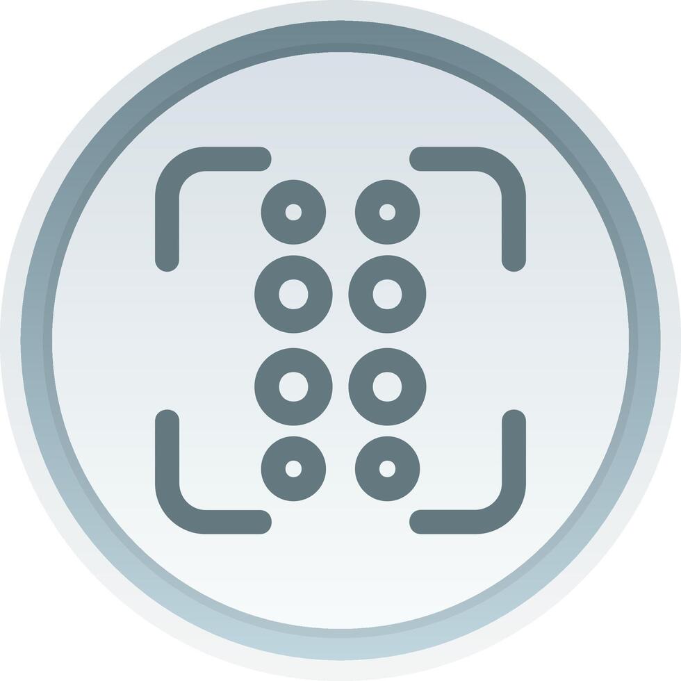 Reorder dots vertical Linear Button Icon vector