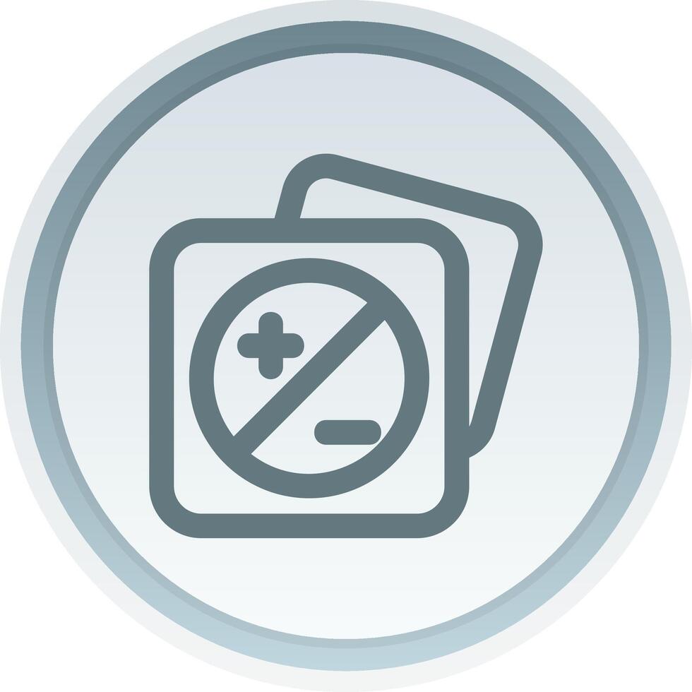 Image brightness Linear Button Icon vector