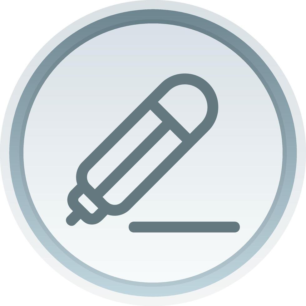 Pencil Linear Button Icon vector