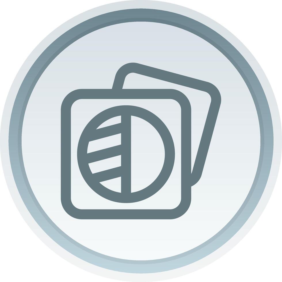 Image shadows Linear Button Icon vector