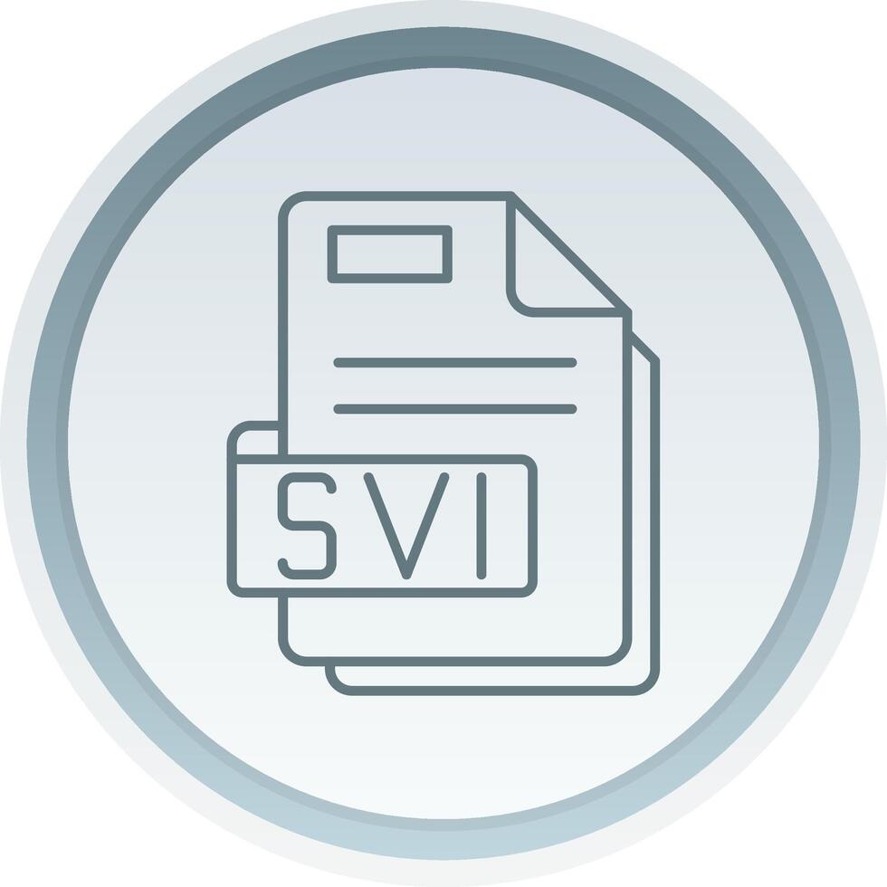 svi lineal botón icono vector