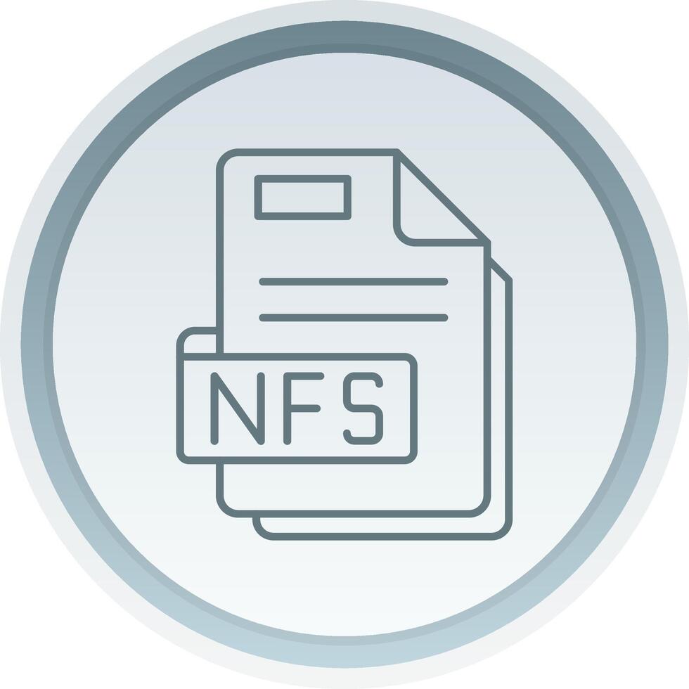 Nfs Linear Button Icon vector