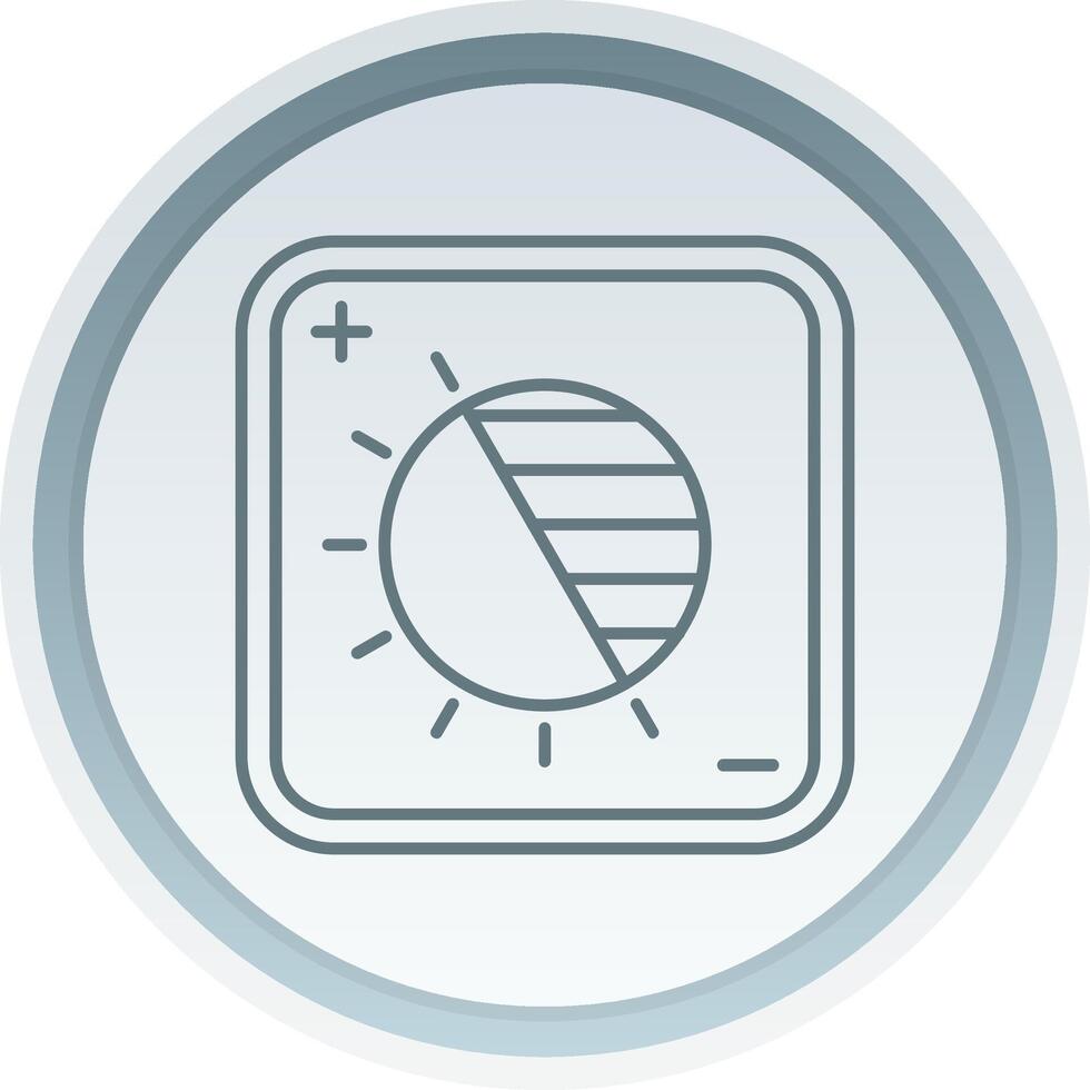 Exposure Linear Button Icon vector