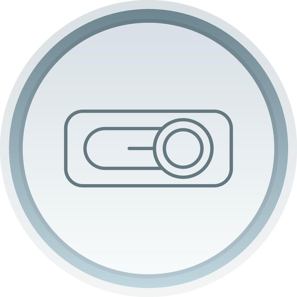 Switch Linear Button Icon vector