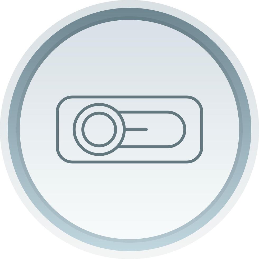Switch Linear Button Icon vector