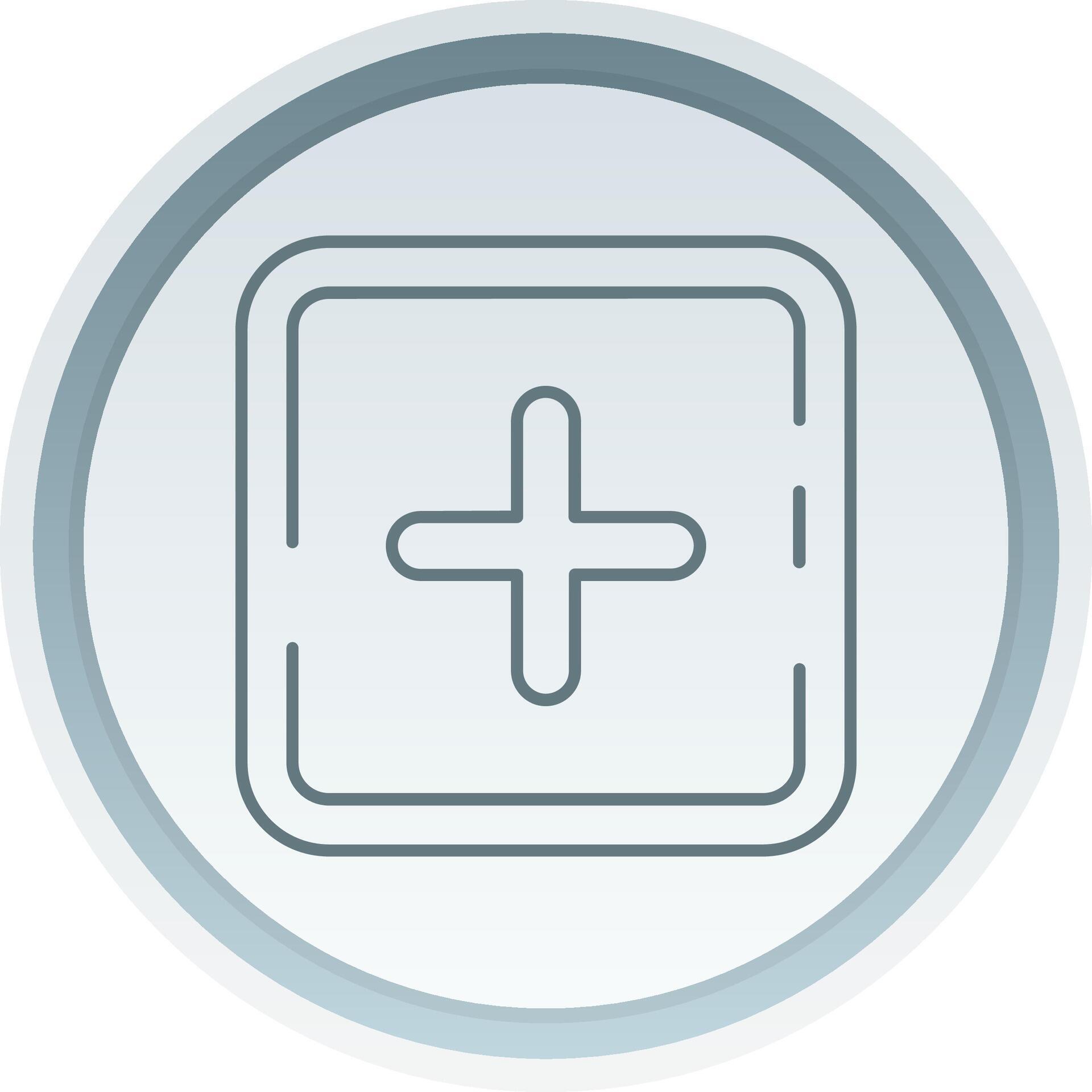 Plus Linear Button Icon 37839176 Vector Art at Vecteezy