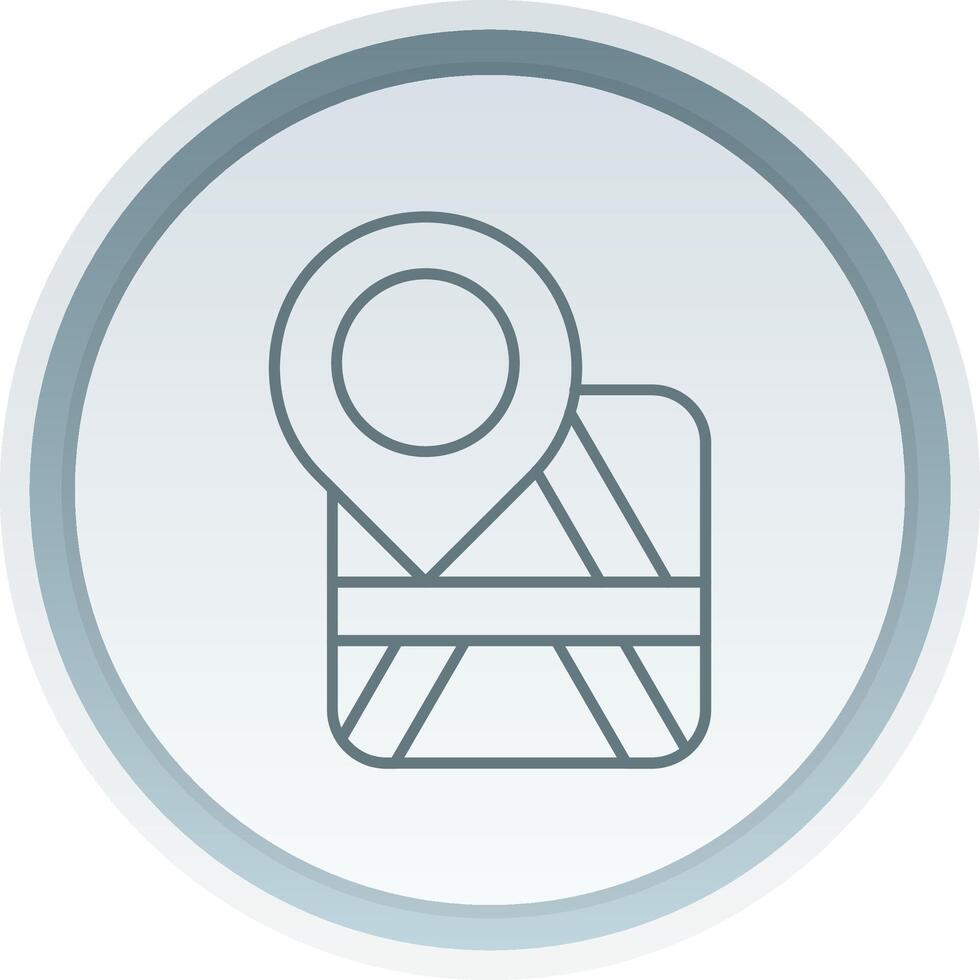 Placeholder Linear Button Icon vector