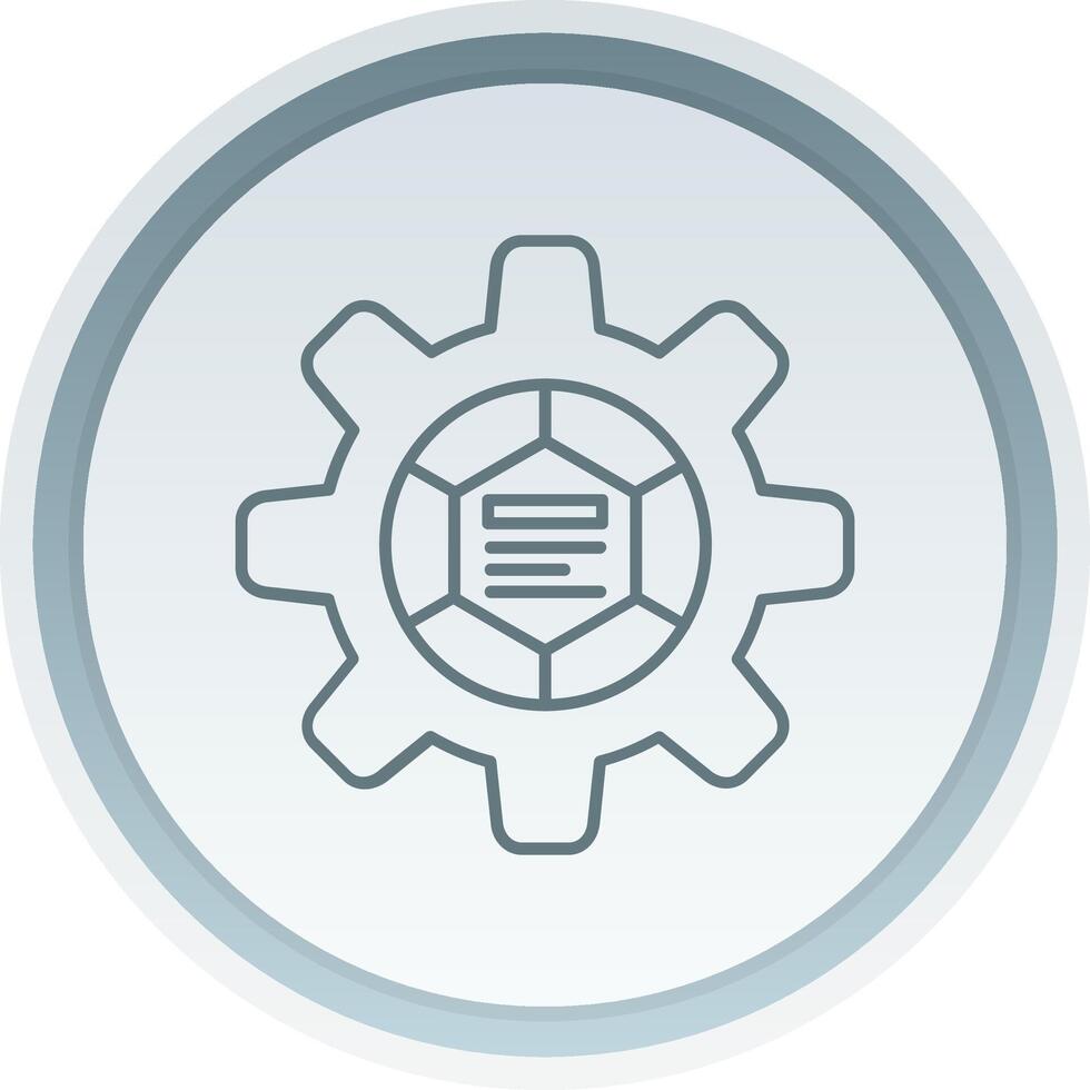 Infographic elements Linear Button Icon vector