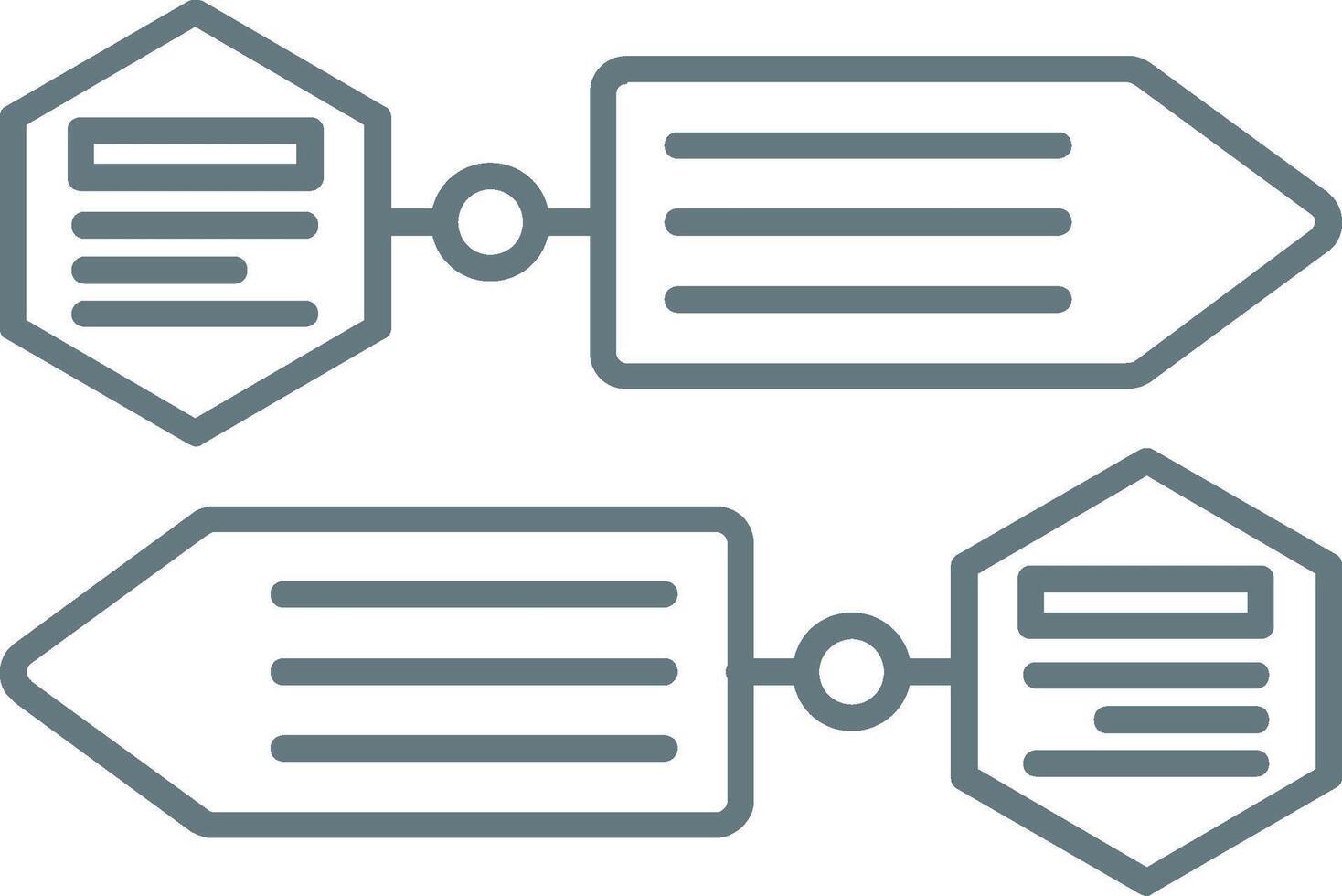 Infographic elements Linear Button Icon vector