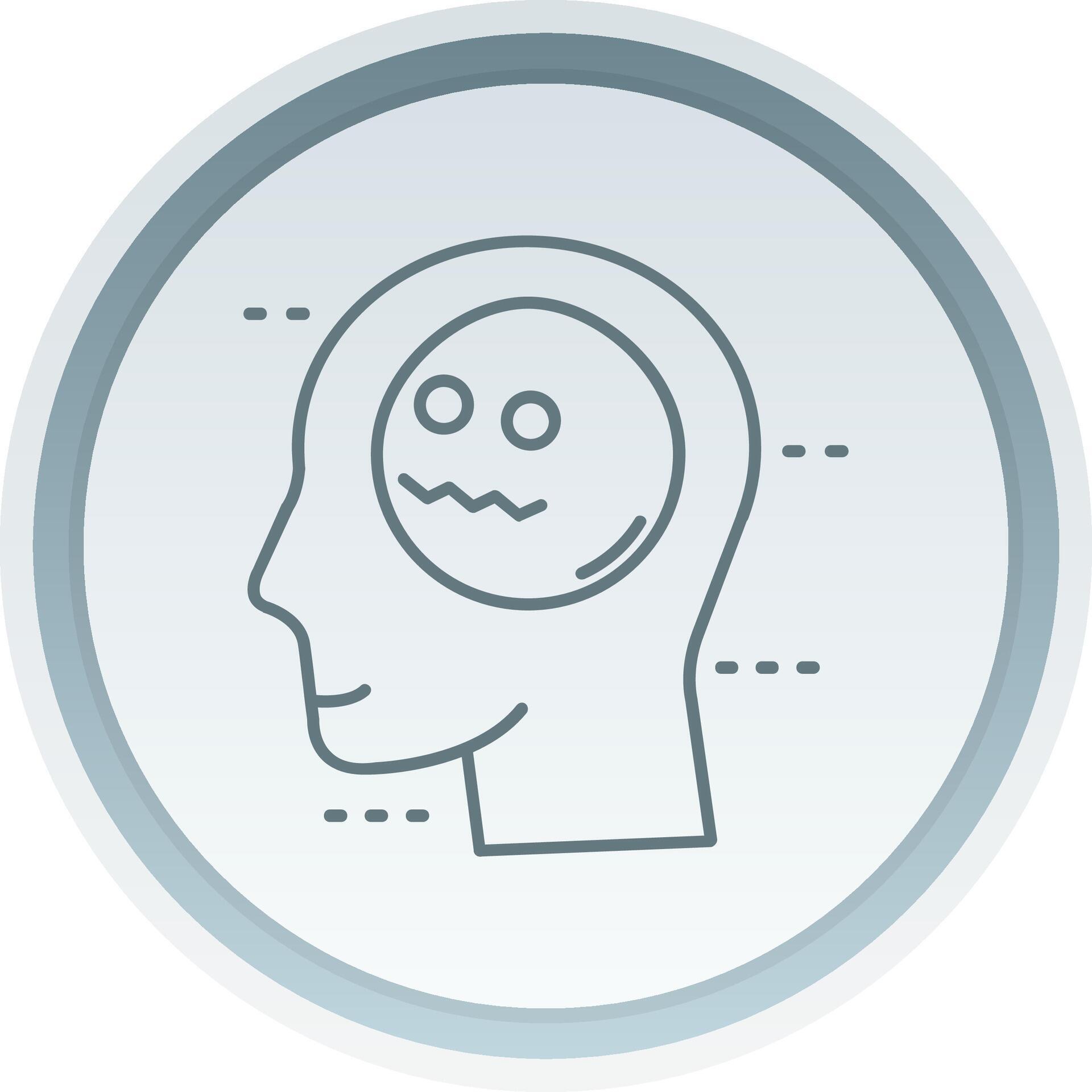 Scared Linear Button Icon 37839382 Vector Art at Vecteezy
