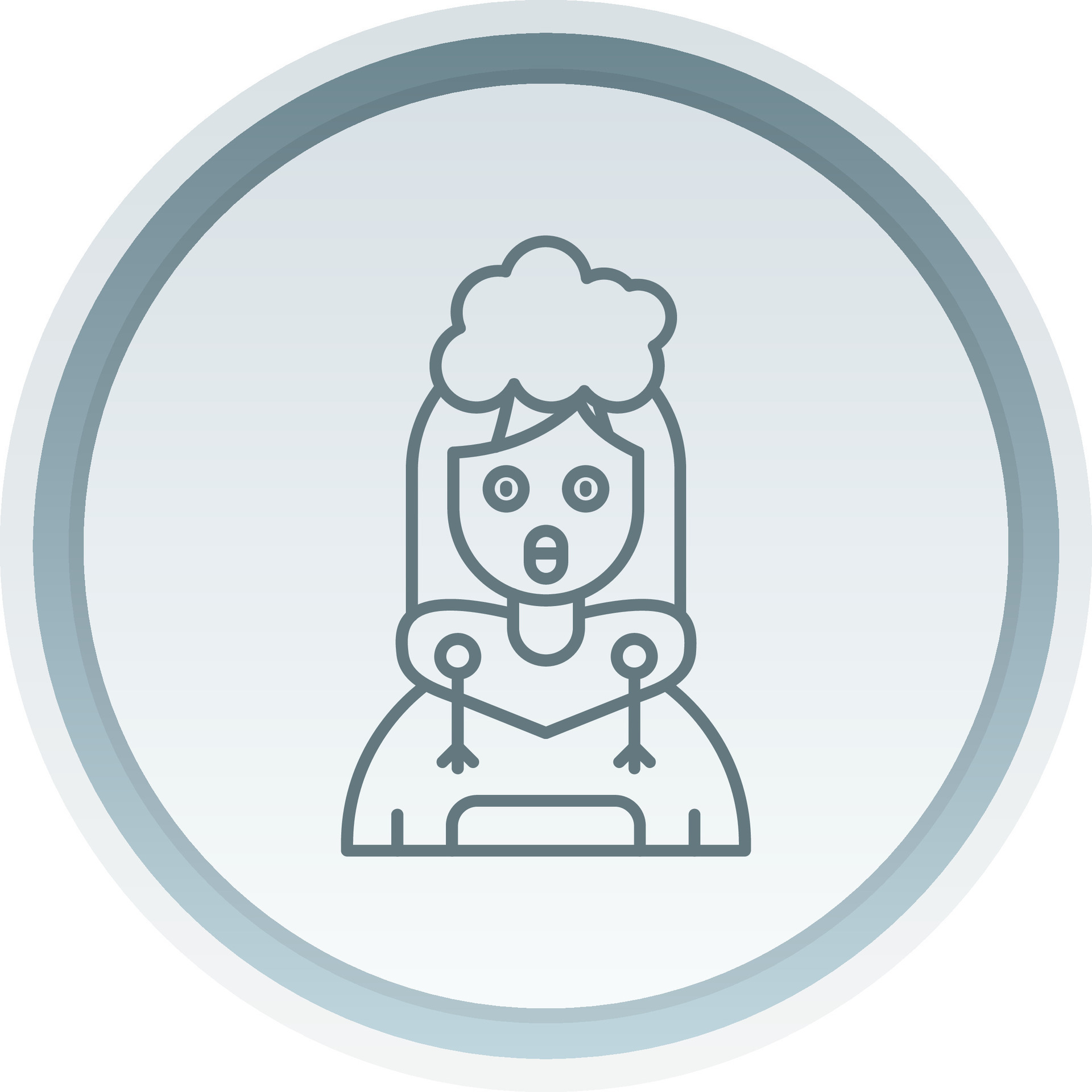 Exploding Linear Button Icon 37839532 Vector Art at Vecteezy