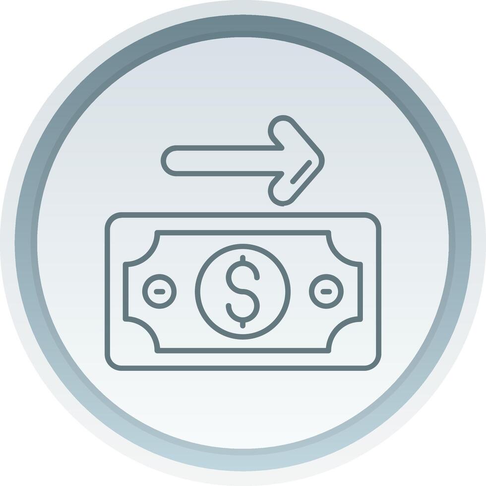 Payment Linear Button Icon vector