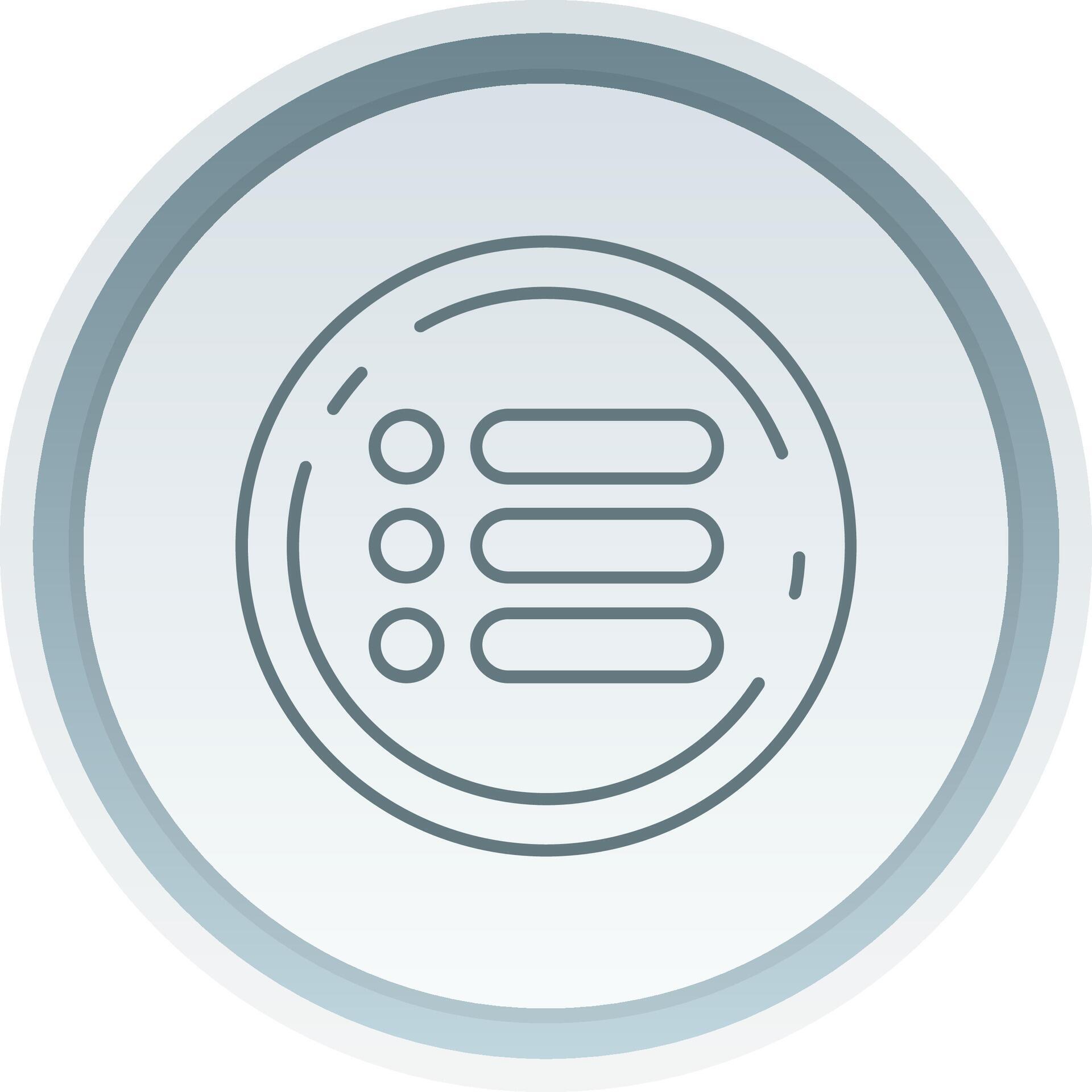 Menu Linear Button Icon 37839688 Vector Art at Vecteezy