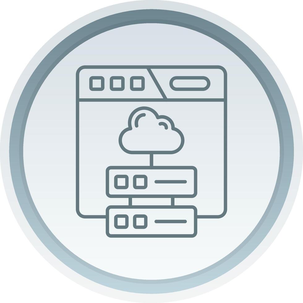 Cloud storage Linear Button Icon 37839809 Vector Art at Vecteezy
